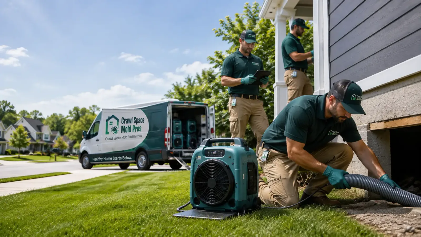 Crawl Space Mold Removal in Valparaiso, IN